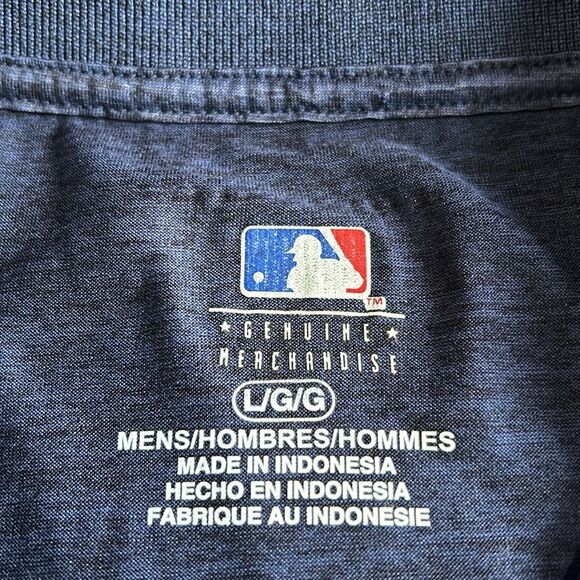 Cleveland Indians Polo-MLB Genuine Merchandise-Men’s Large - Picture 3 of 4